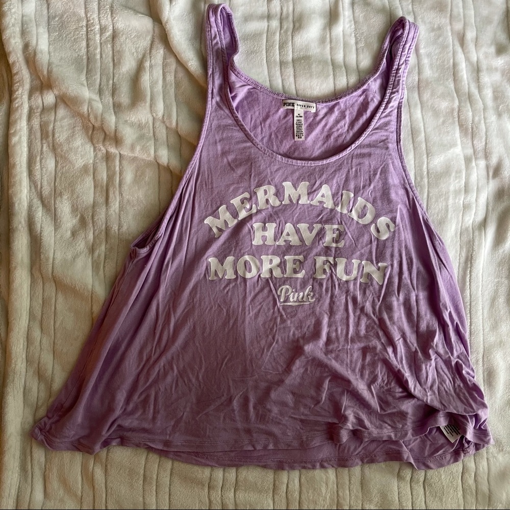 Mermaids Have More Fun VS Pink Tank